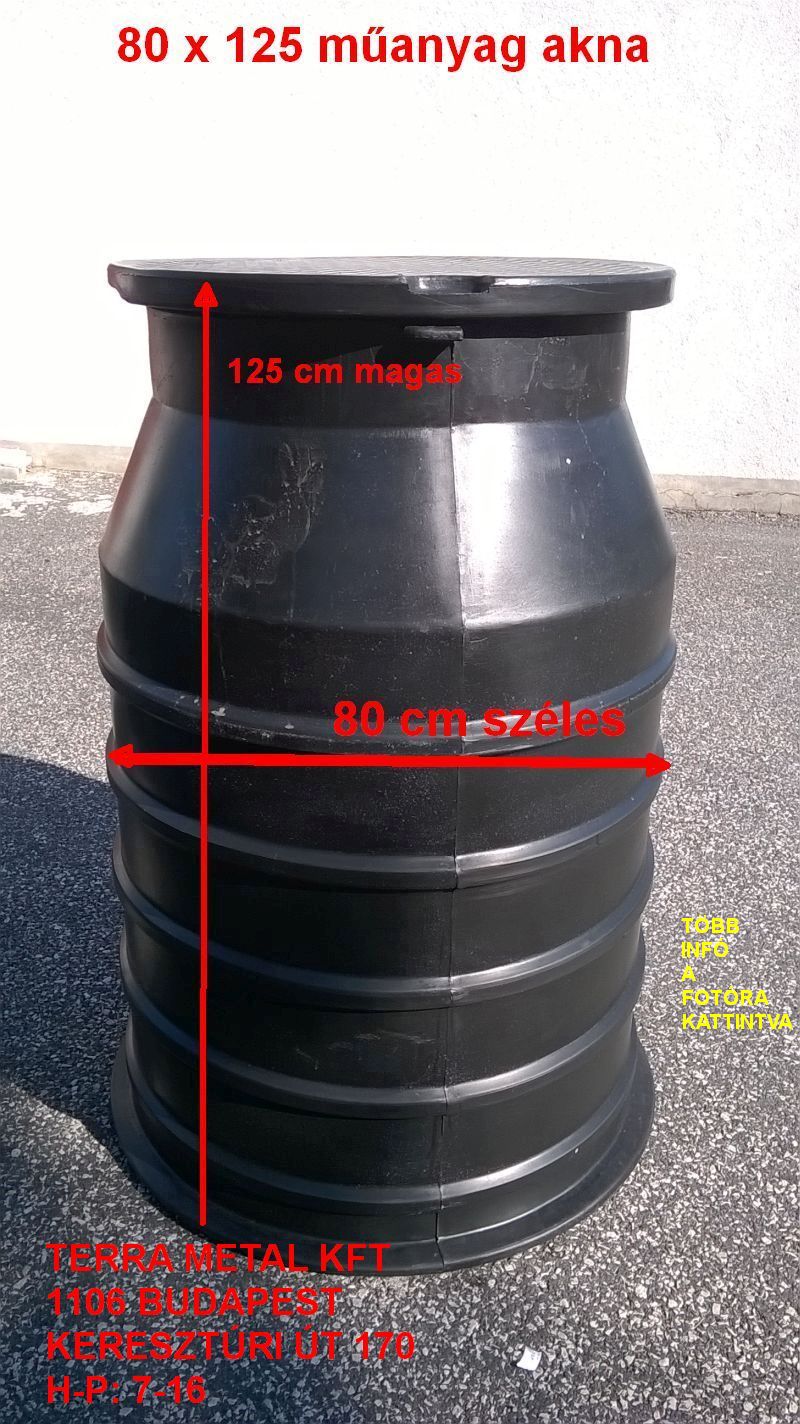 80X125 MŰANYAG AKNA 80 125cm zarhato akna muanyag fedlappal