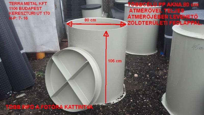 TOBBCELU UNIVERZALIS PP AKNA 80-AS LEVETEHŐ TETŐVEL tobbcelu univerzalis pp akna teljesen leveheto fedlappal 80cm